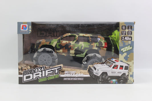 Remote Control Military Off-Road Jeep with USB Cable