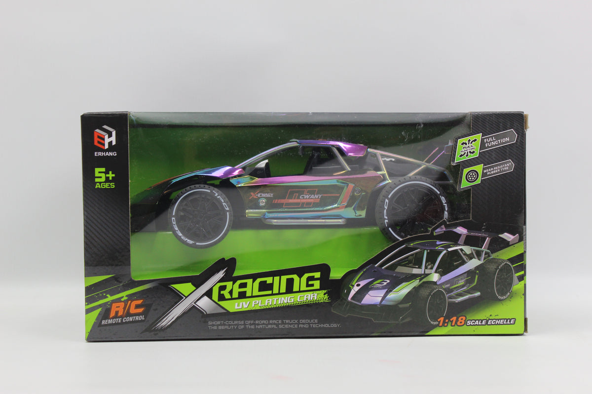 Remote Control Speed Racing Car 1:18 Scale with USB Cable - Ages 5+