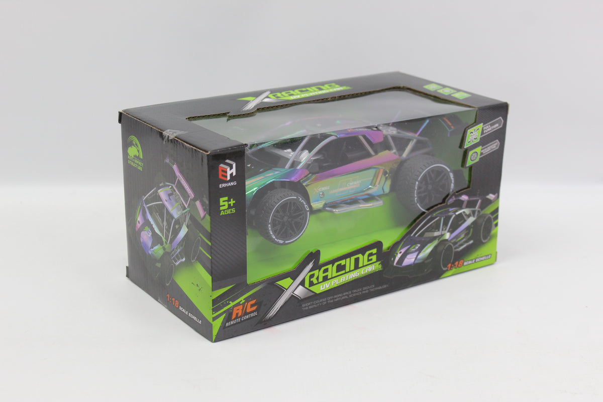 Remote Control Speed Racing Car 1:18 Scale with USB Cable - Ages 5+