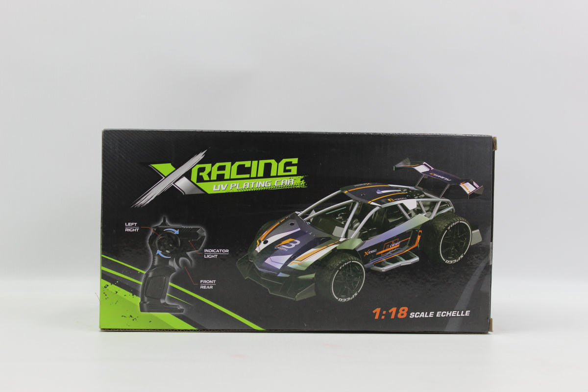 Remote Control Speed Racing Car 1:18 Scale with USB Cable - Ages 5+