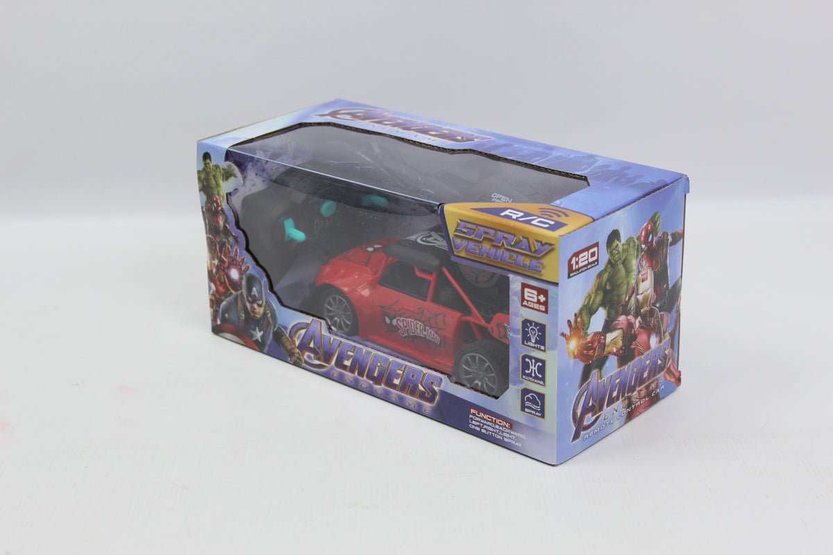 Remote Control Spider-Man Racing Car 1:20 Scale - Red - Ages 8+