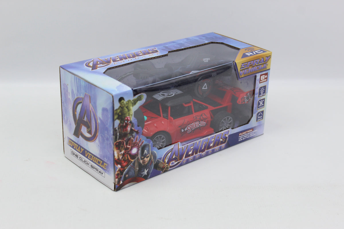 Remote Control Spider-Man Racing Car 1:20 Scale - Red - Ages 8+
