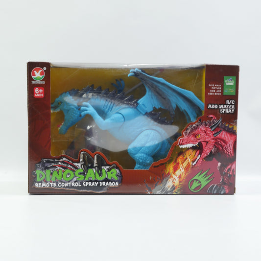 Remote Control Water-Spray Dinosaur with USB Charging - Ages 6+
