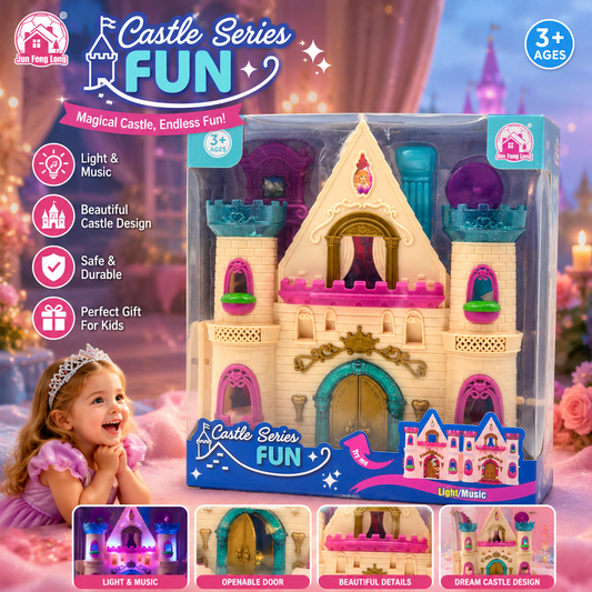Royal Castle Dollhouse Playset - Ages 3+