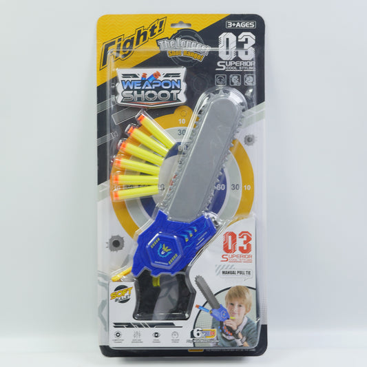 Soft Bullet Toy Saw Blaster - Ages 3+