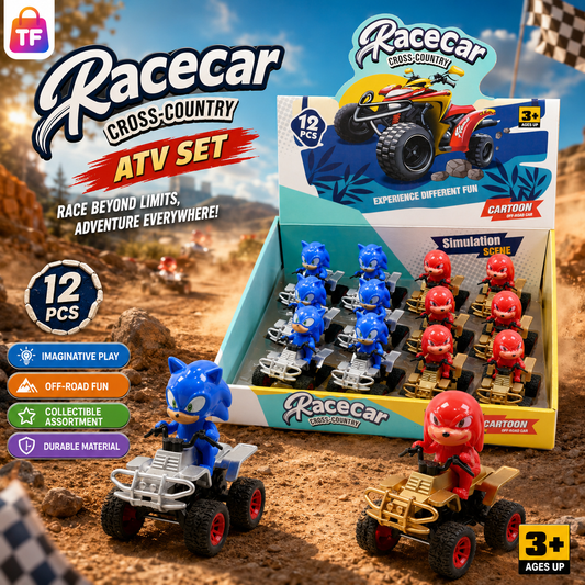 Sonic Pull Back Toy Car for Kids