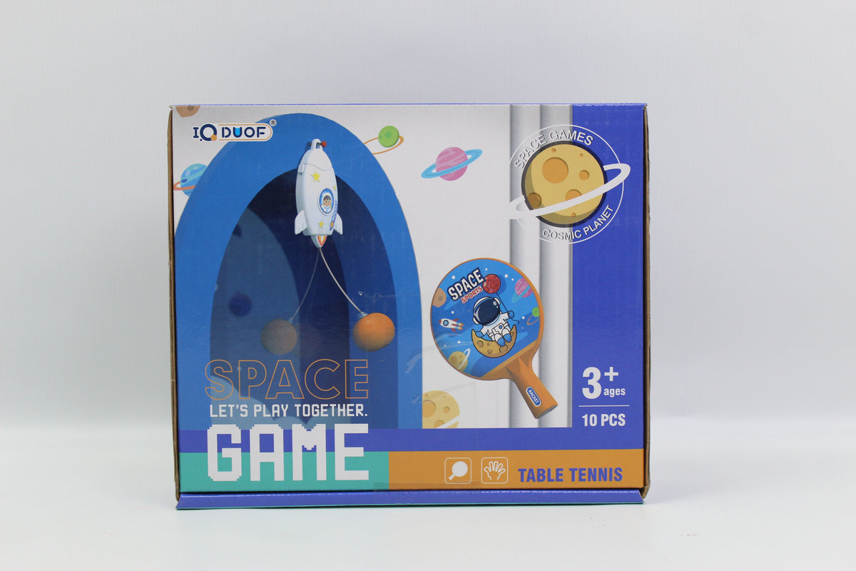 Space-Themed Racket Ball Game Set - Ages 3+