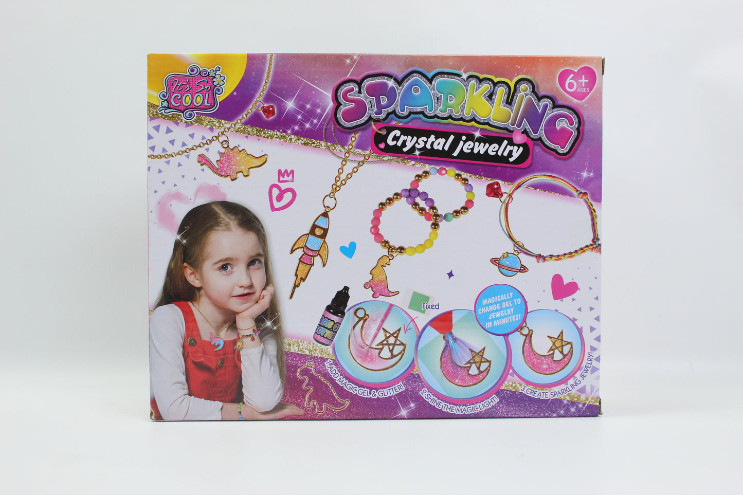 Sparkling Crystal Jewelry Making Set - Ages 6+