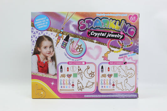 Sparkling Crystal Jewelry Making Set - Ages 6+