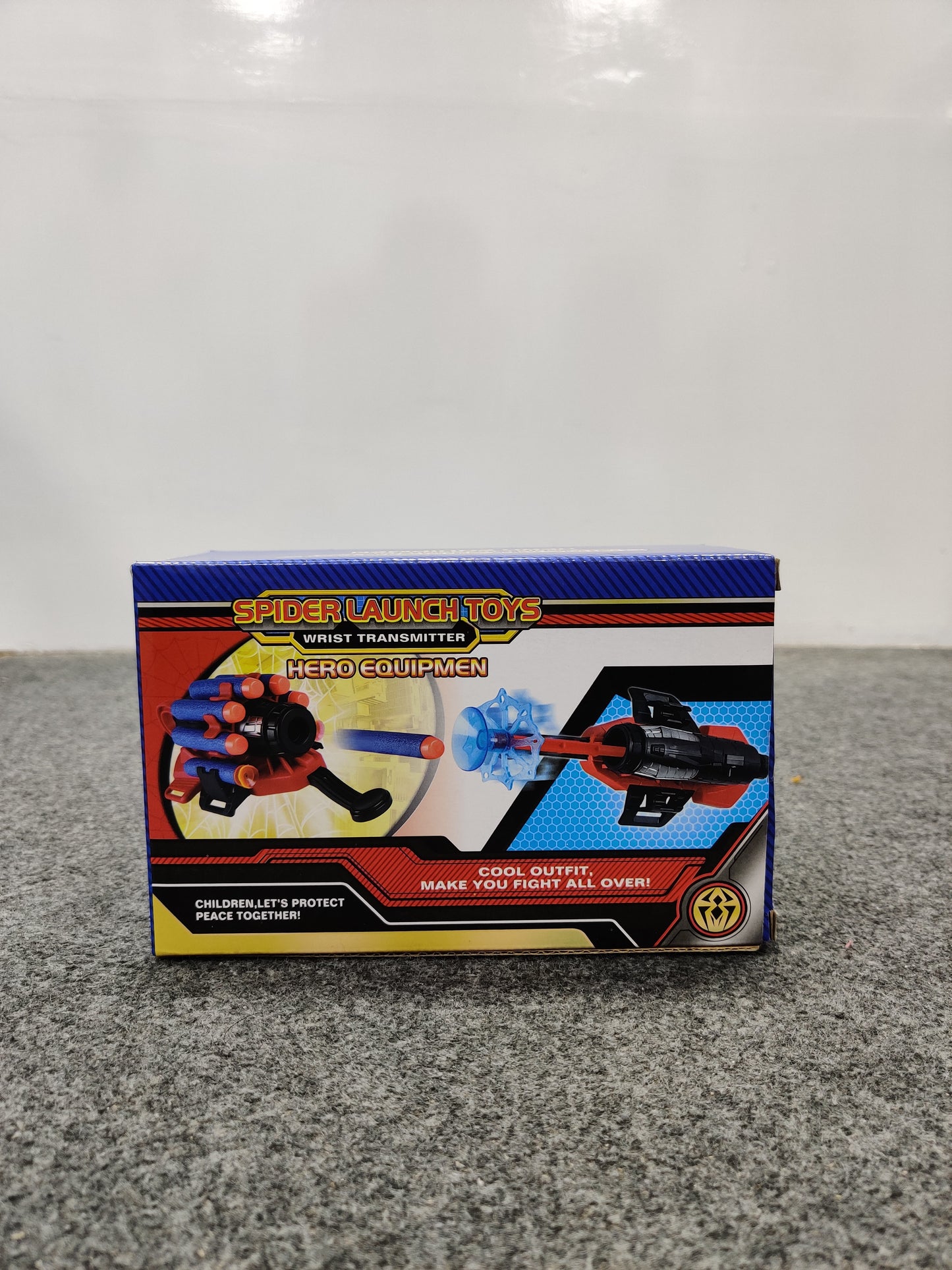 Spiderman Dual Wrist Web Shooter Toy Set with Glove & Suction Darts