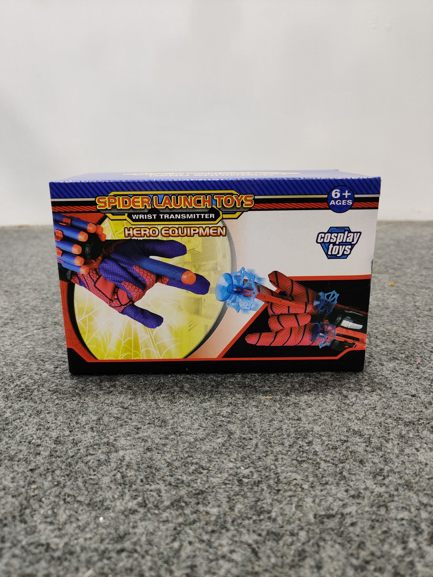 Spiderman Dual Wrist Web Shooter Toy Set with Glove & Suction Darts