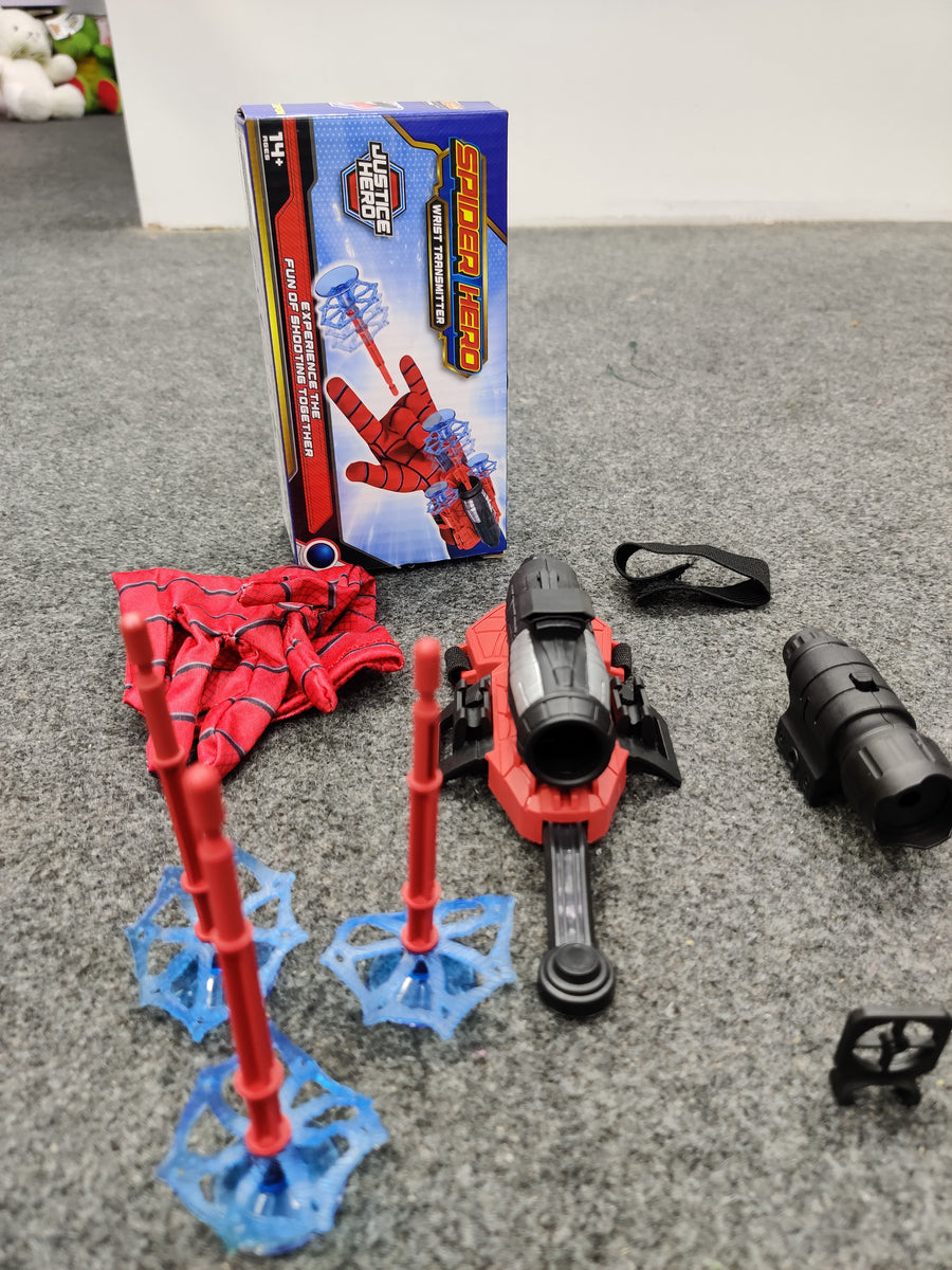 Spiderman Wrist Web Shooter Toy Set with Glove & Projectile Darts
