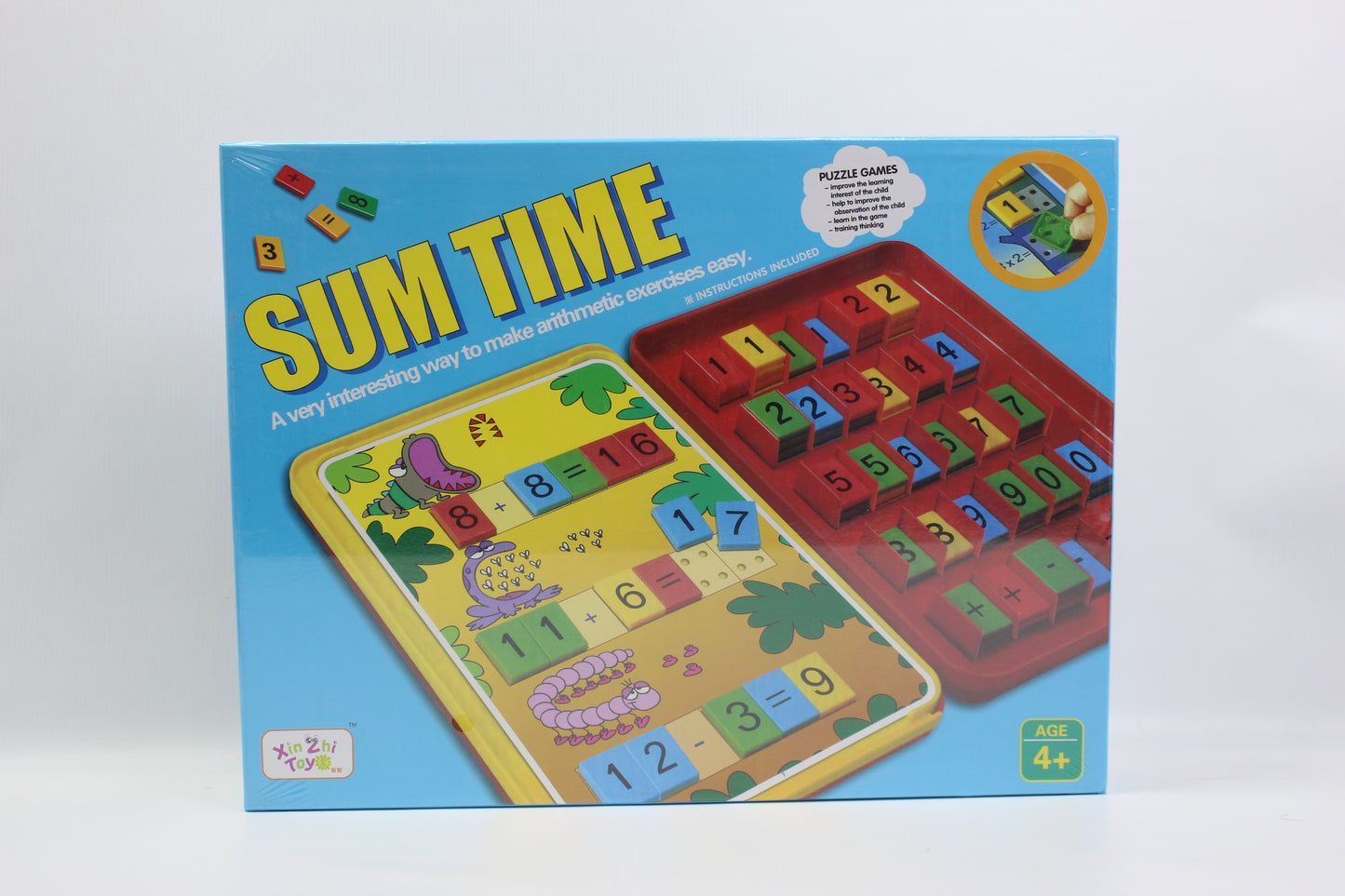 Sum Time Arithmetic Puzzle Game - Ages 4+