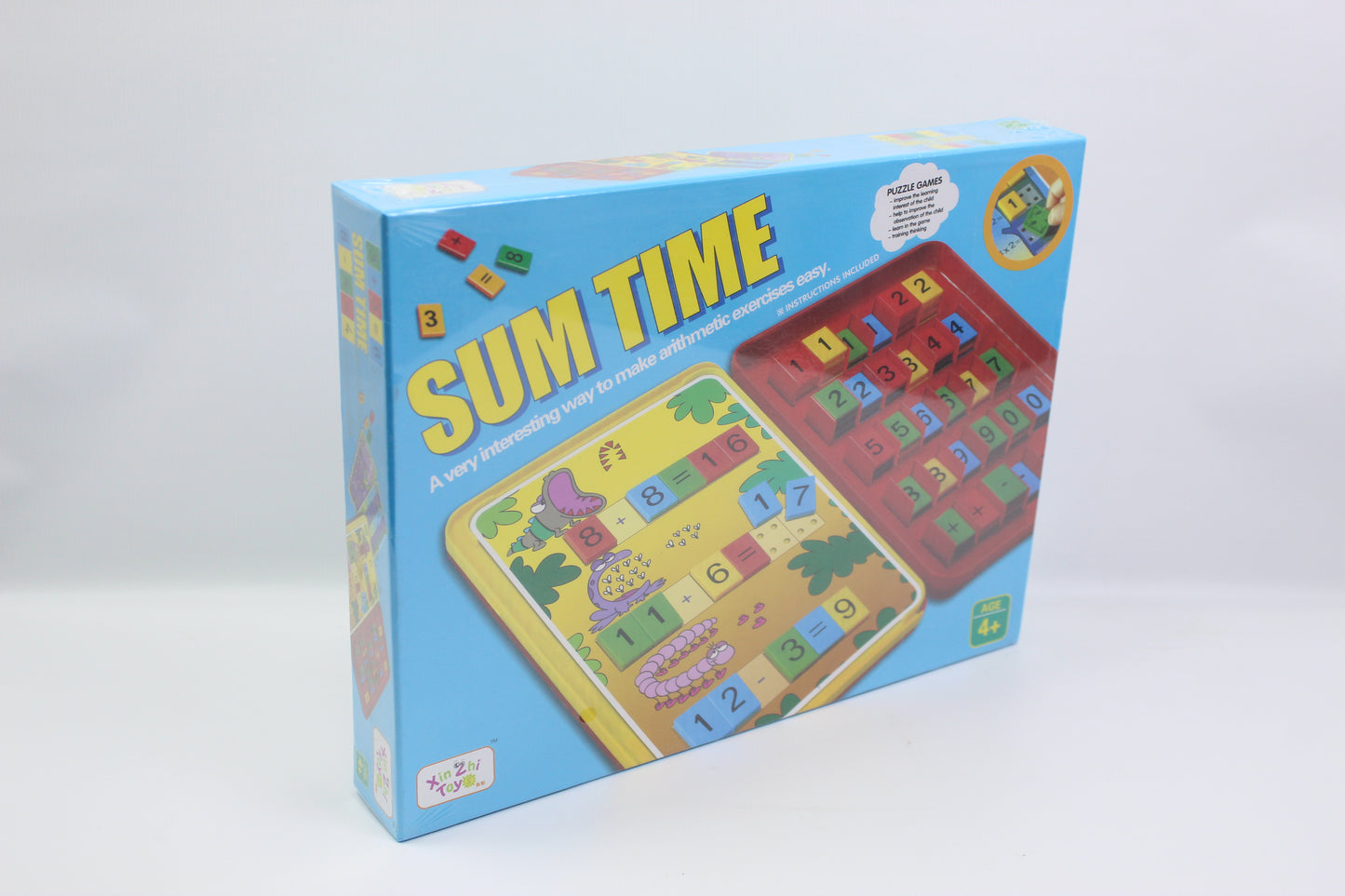 Sum Time Arithmetic Puzzle Game - Ages 4+