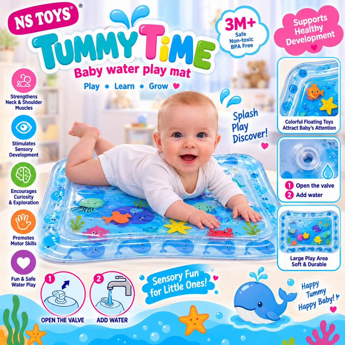 TUMMY BABY WATER MAT
