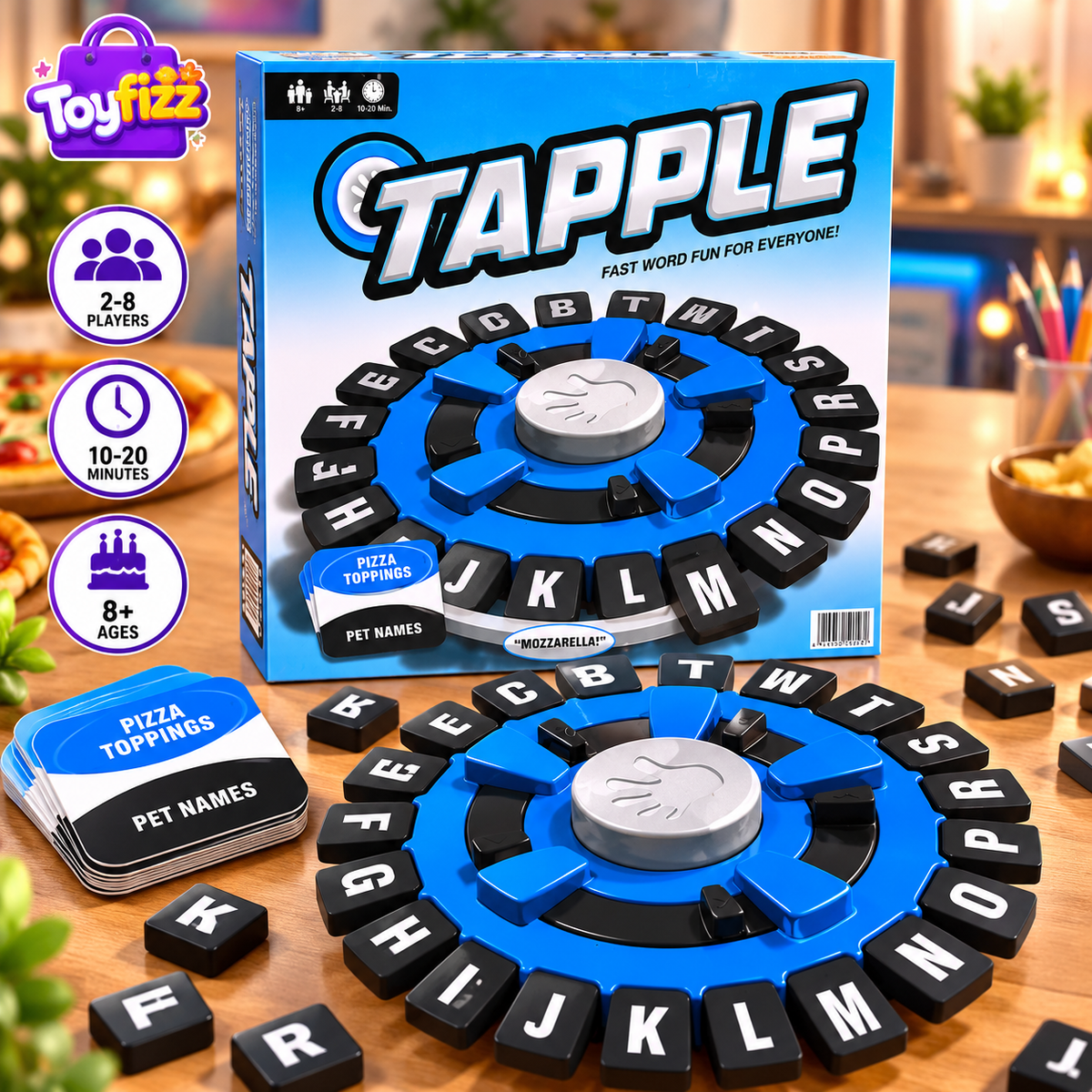 Tapple Word and Letter Board Game