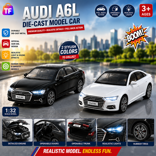 1:24 Audi Musical Toy Car