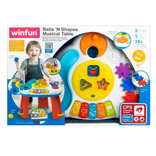 WinFun Balls 'n Shapes Activity Table