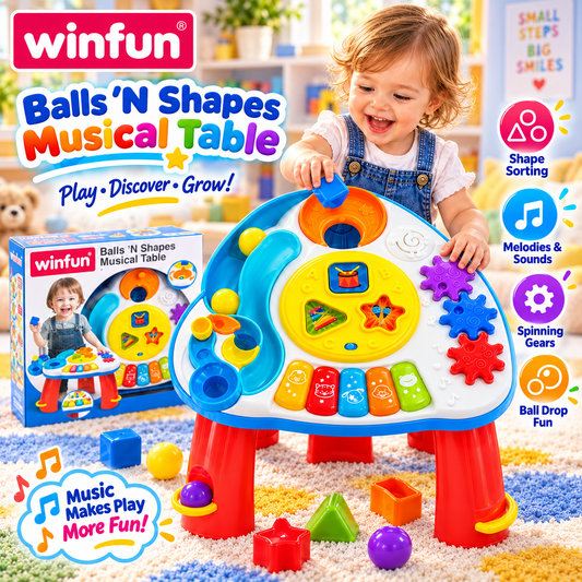 WinFun Balls 'n Shapes Activity Table