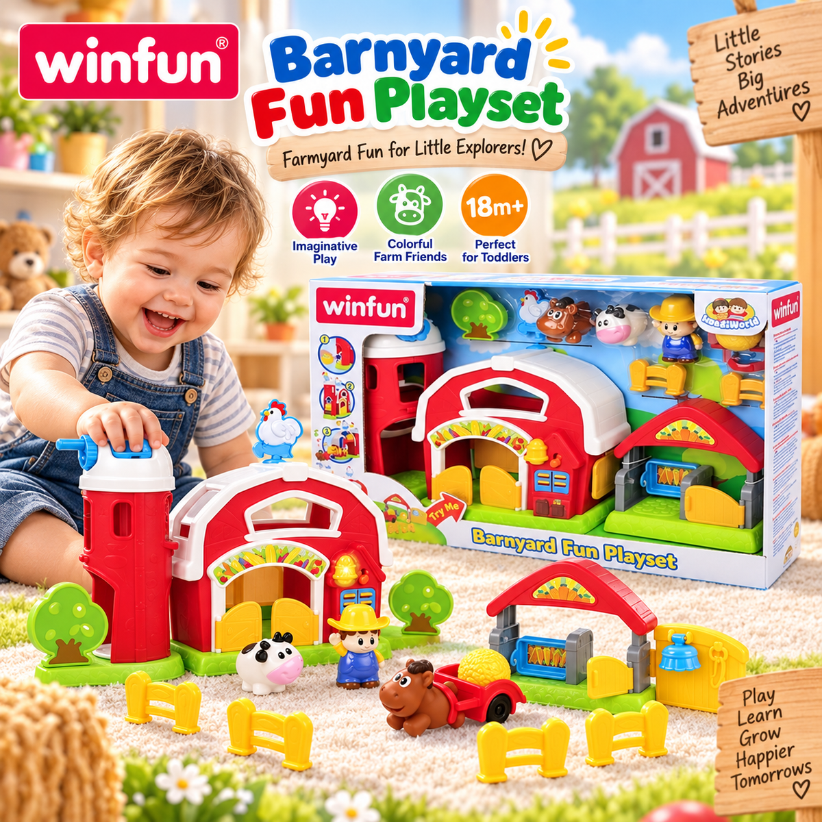 WinFun Barnyard Fun Playset