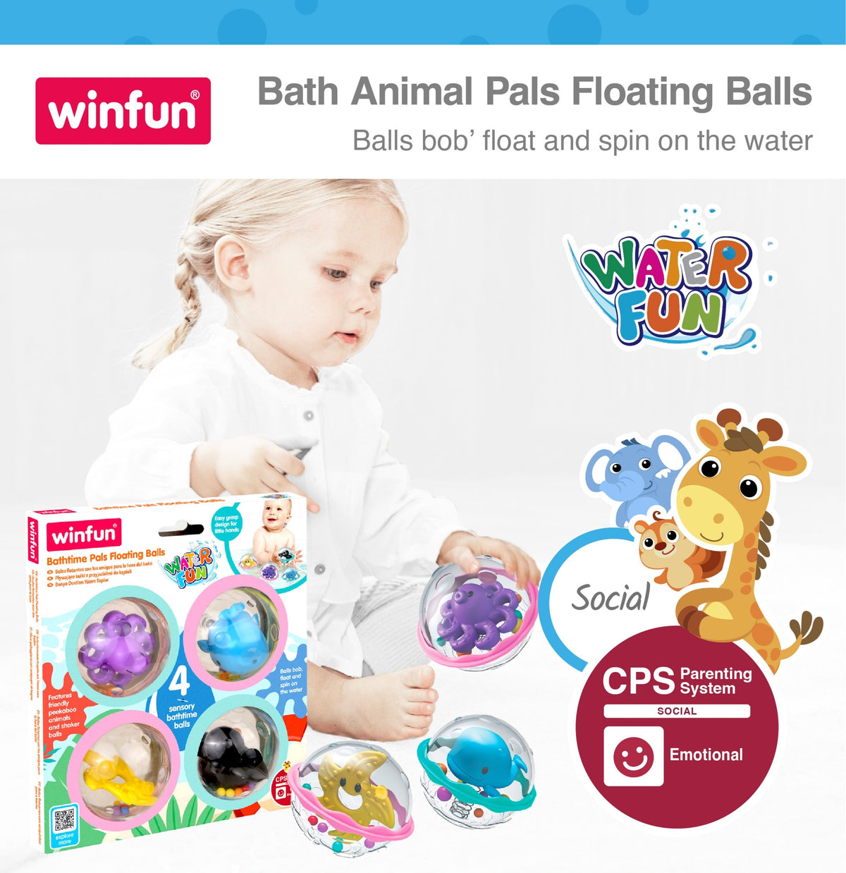 WinFun Bath Time Floating Balls