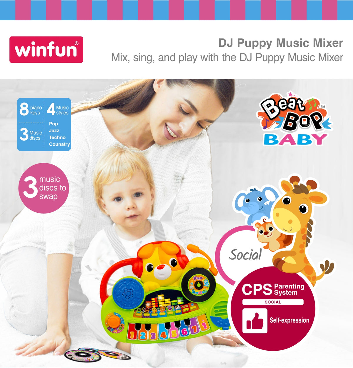 WinFun DJ Puppy Music Mixer
