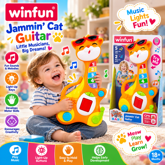 WinFun Jammin' Cat Guitar