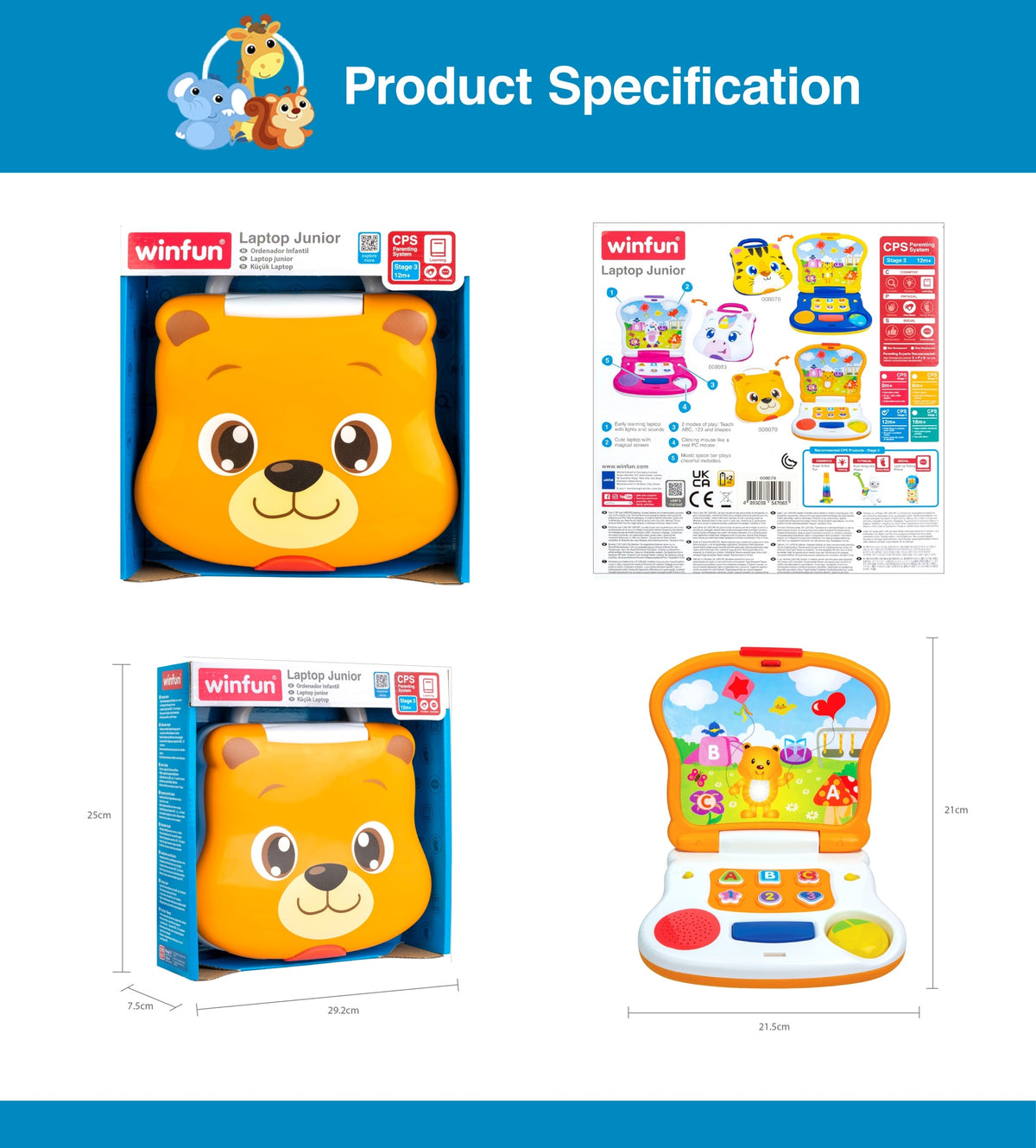 WinFun Junior Bear Laptop