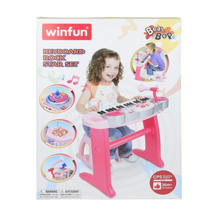 WinFun Keyboard Rockstar - Pink