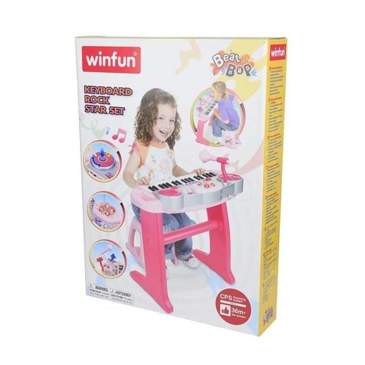 WinFun Keyboard Rockstar - Pink