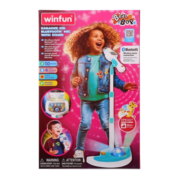 WinFun Kids Karaoke Microphone with Stand
