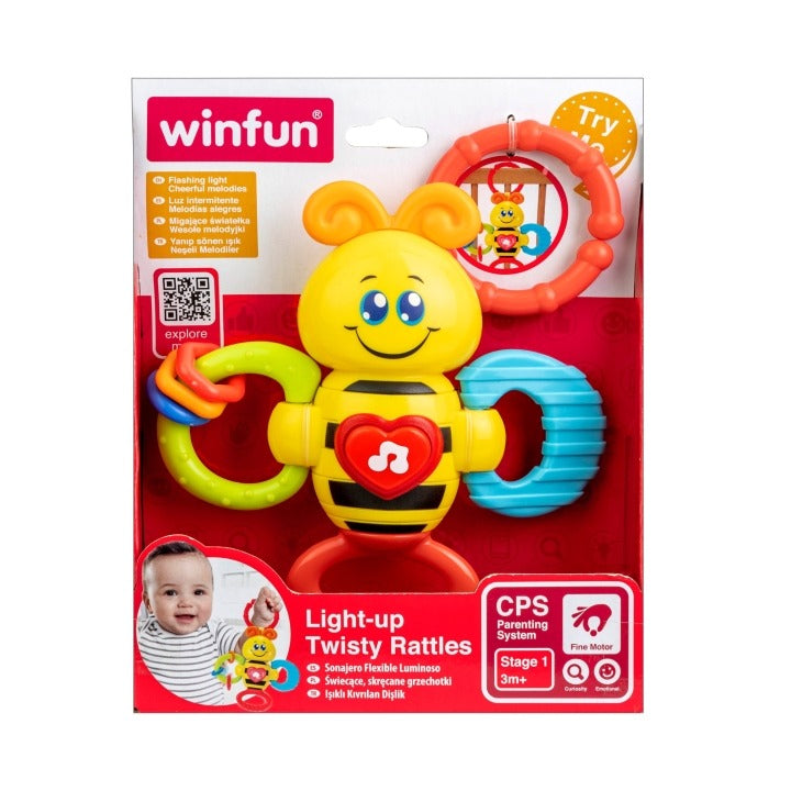 WinFun Light-Up Twisty Rattle Bee