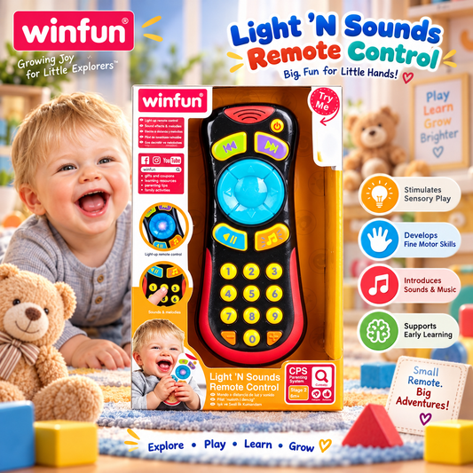 WinFun Light & Sound Remote - Black