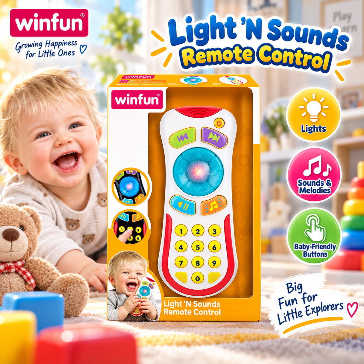 WinFun Light & Sound Remote