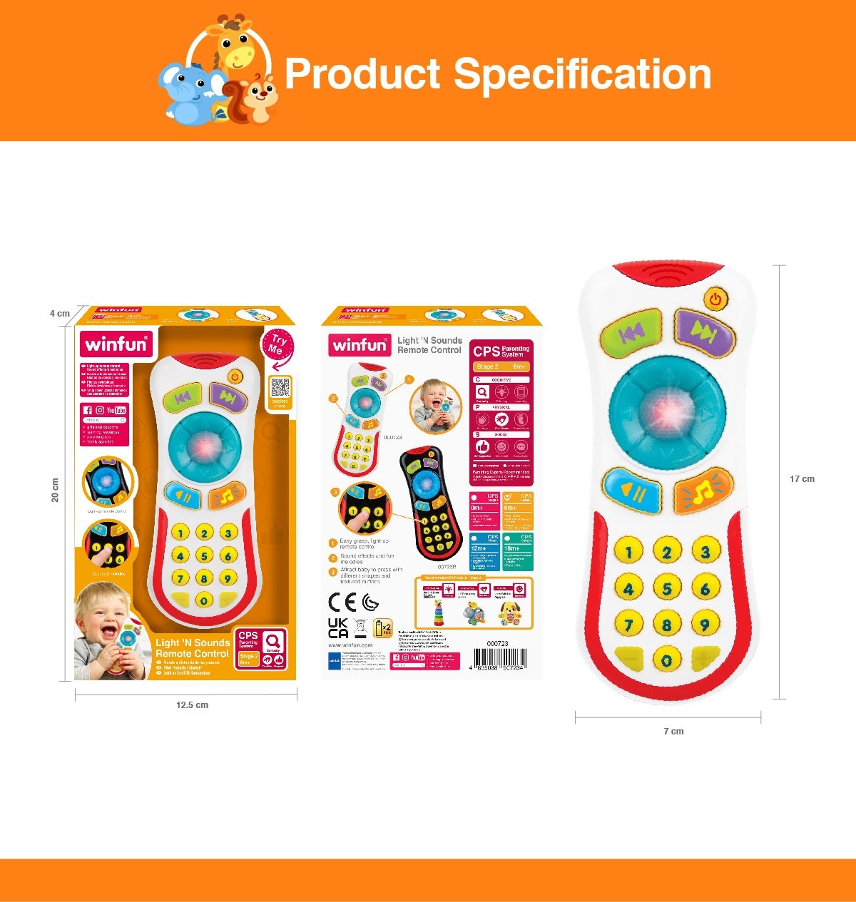 WinFun Light & Sound Remote