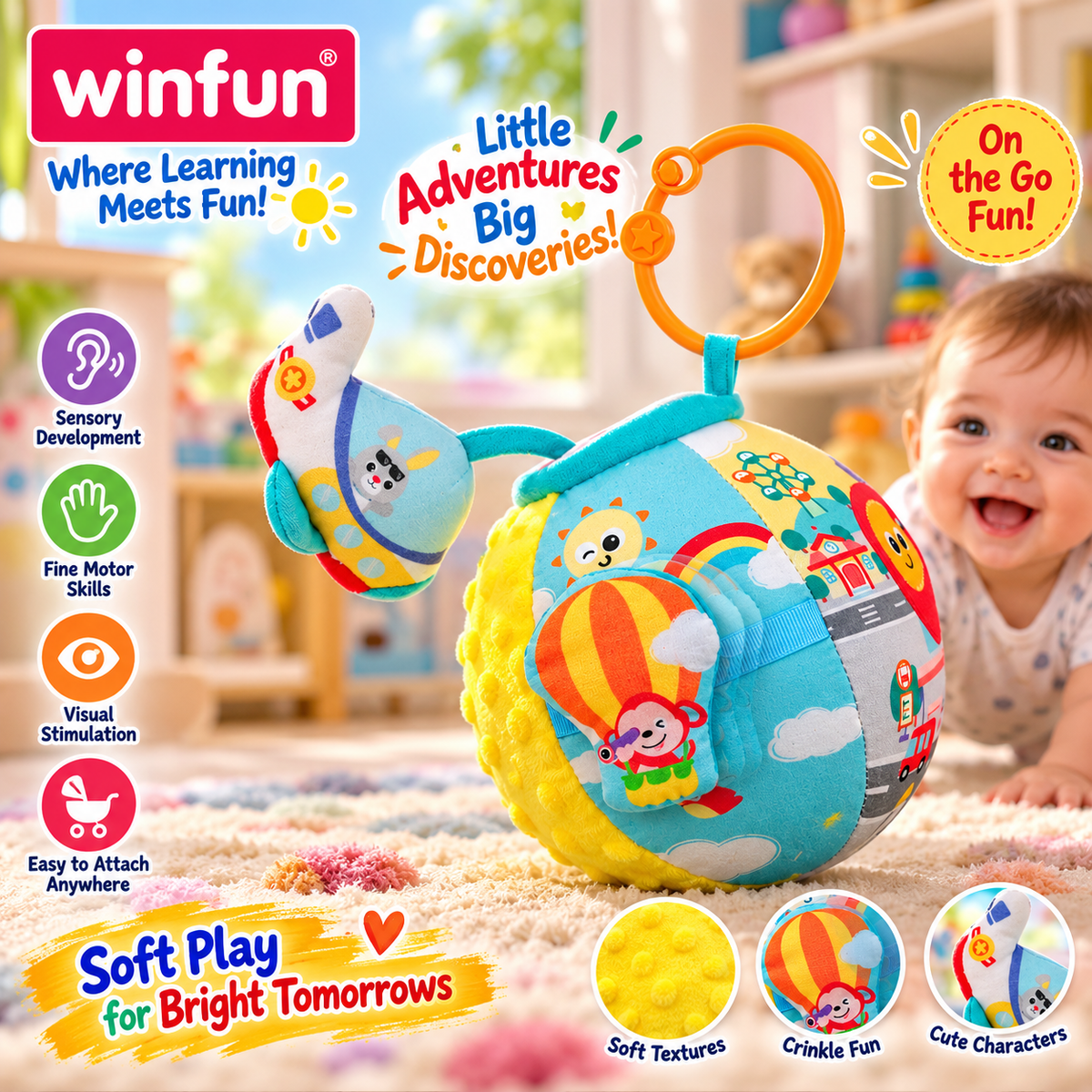 WinFun Lil' Activity Ball