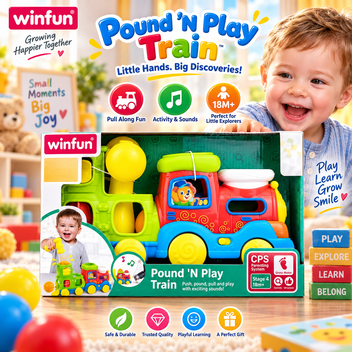 WinFun Pound 'n Play Train