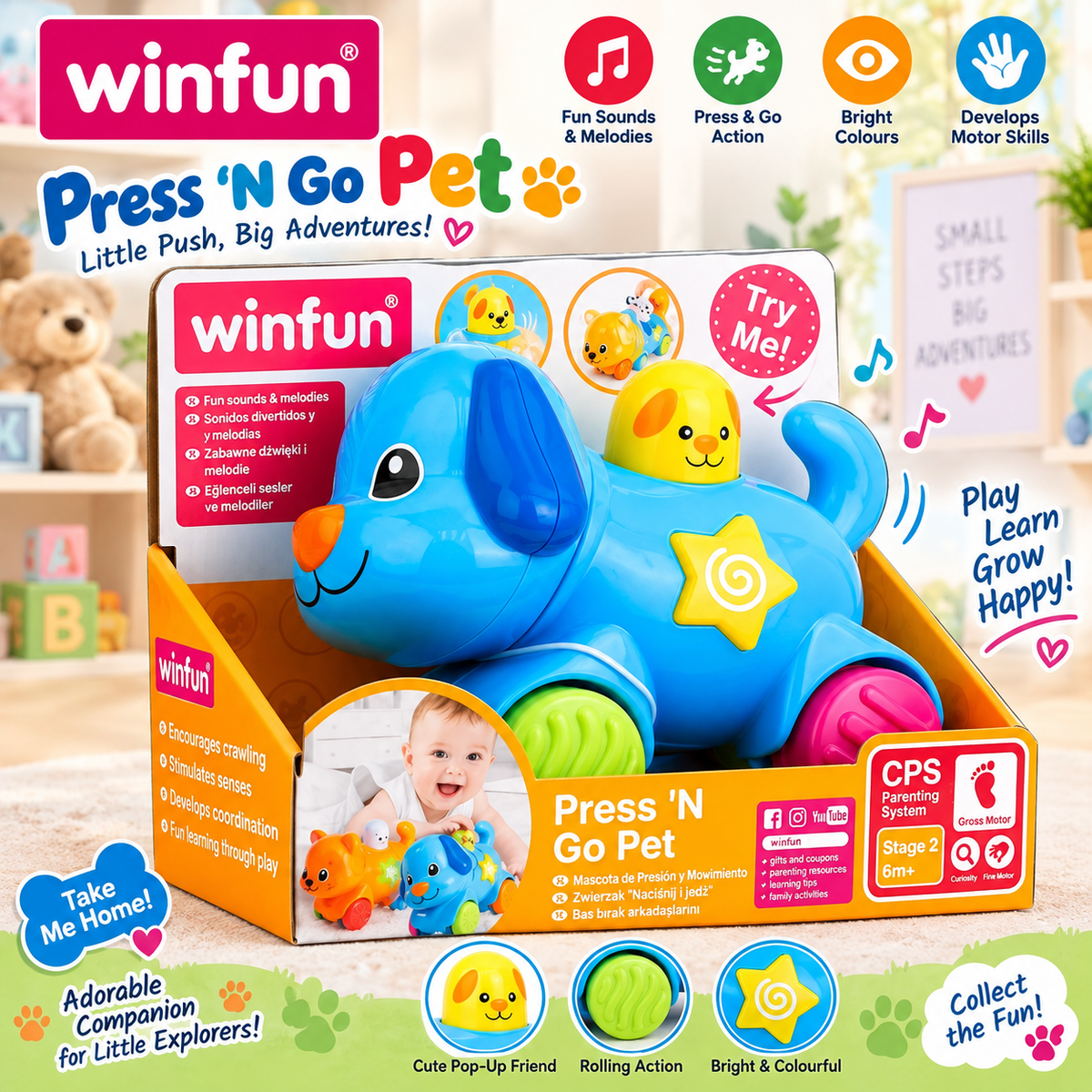 WinFun Press 'n Go Puppy
