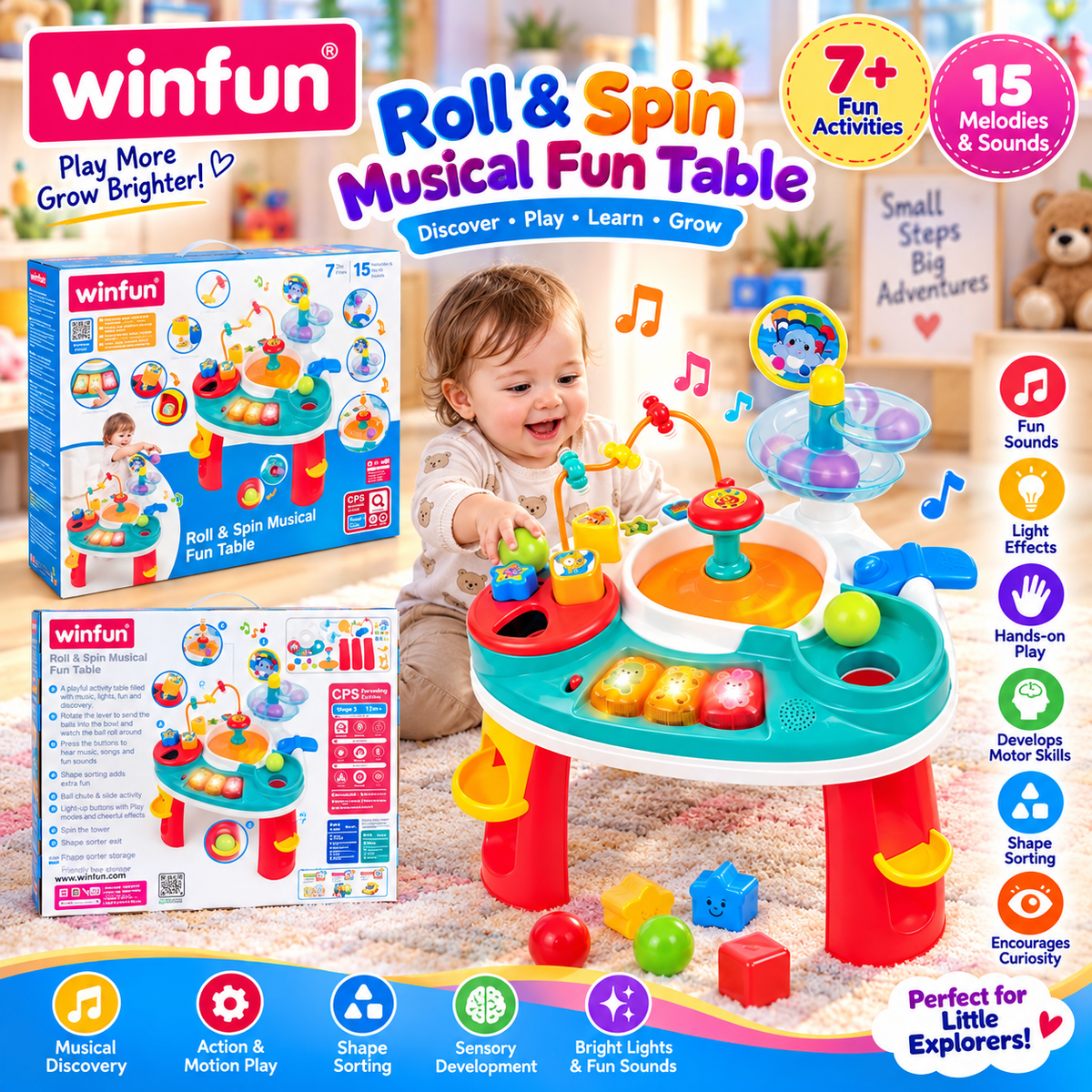 WinFun Roll 'n Spin Fun Table