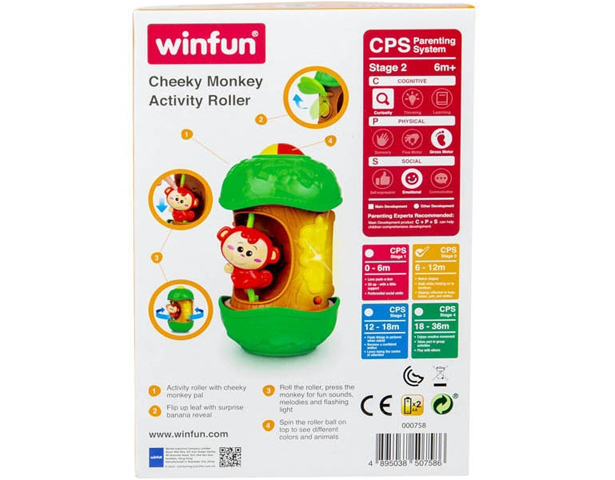 Winfun Cheeky Monkey Activity Roller