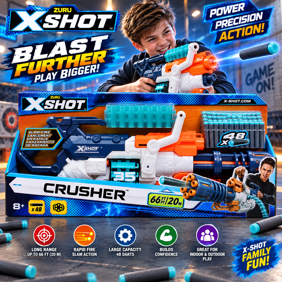 X-Shot Crusher Gun