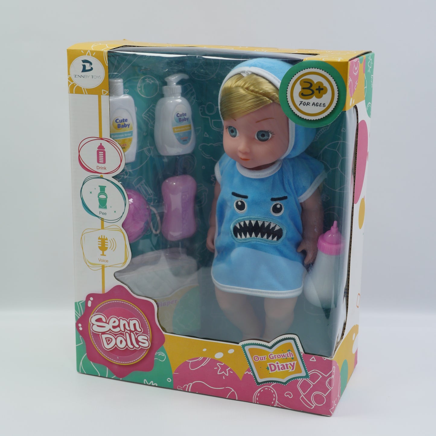 Baby Doll with Accessories - 14 Inch - Age 3+