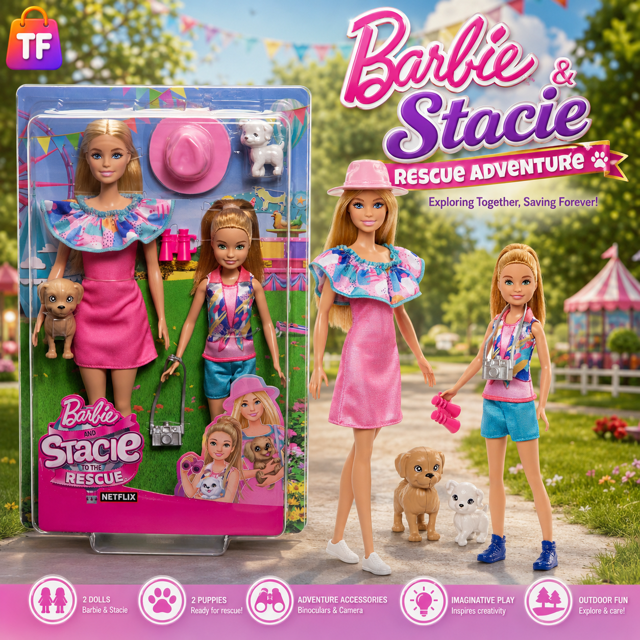 Barbie and Stacie Doll 2-Pack