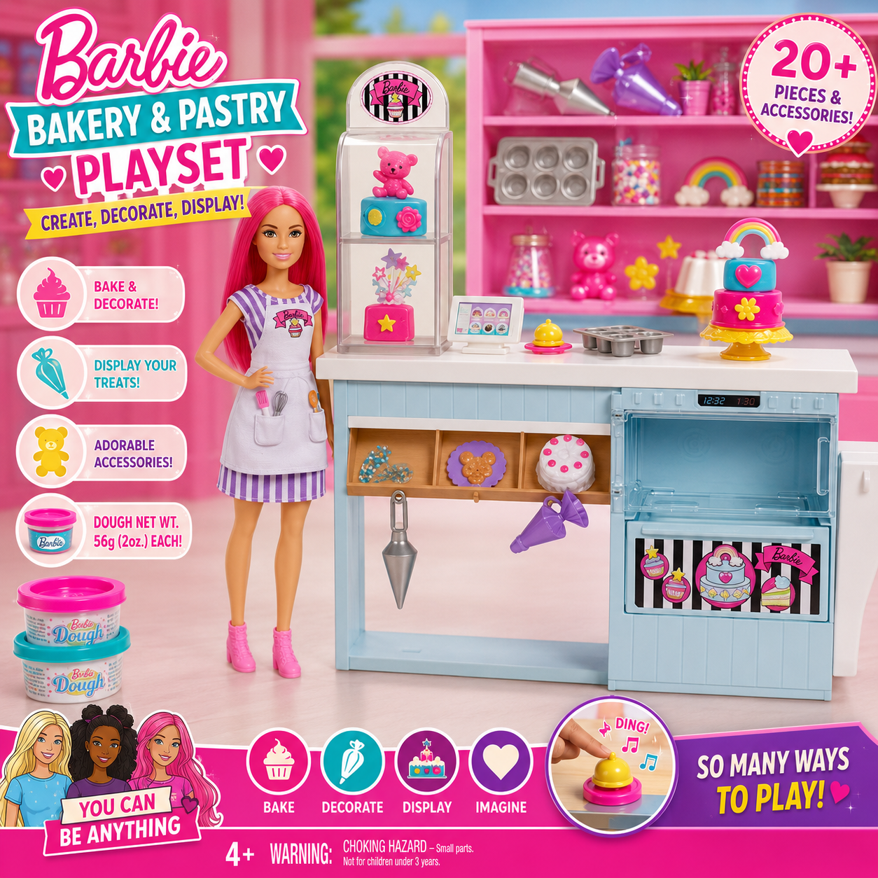 Barbie Bakery Doll Playset