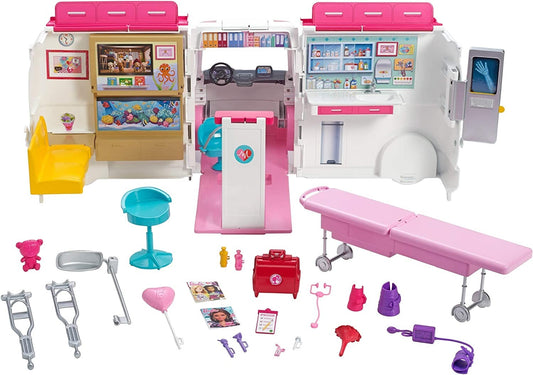 Barbie Care Clinic Rescue Vehicle Playset