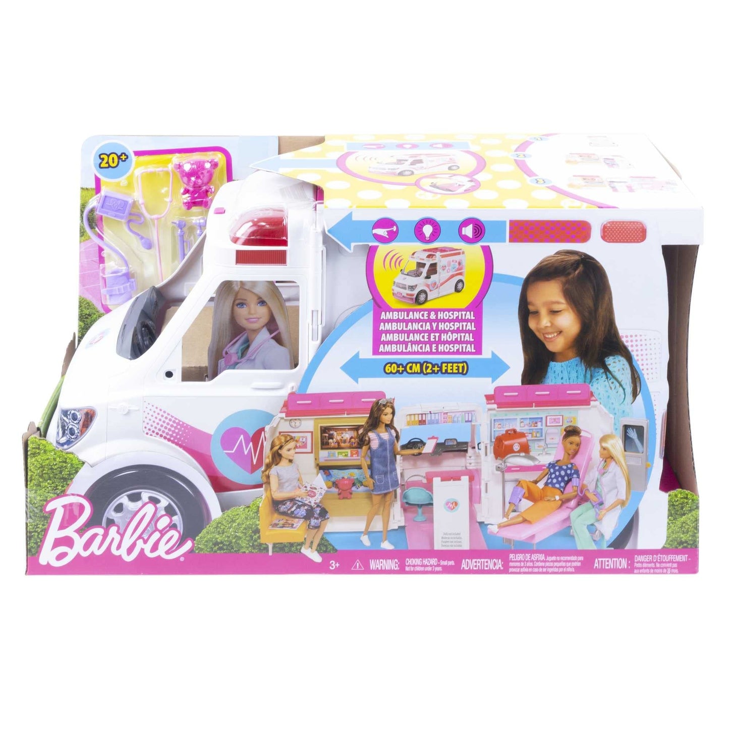 Barbie Care Clinic Rescue Vehicle Playset