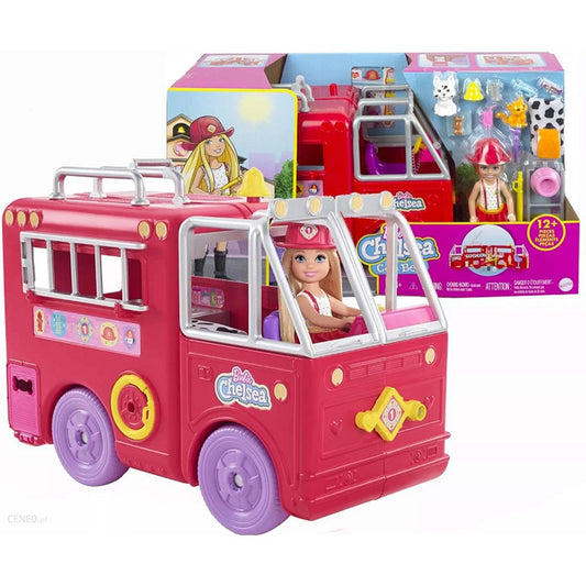 Barbie Chelsea Fire Truck Playset