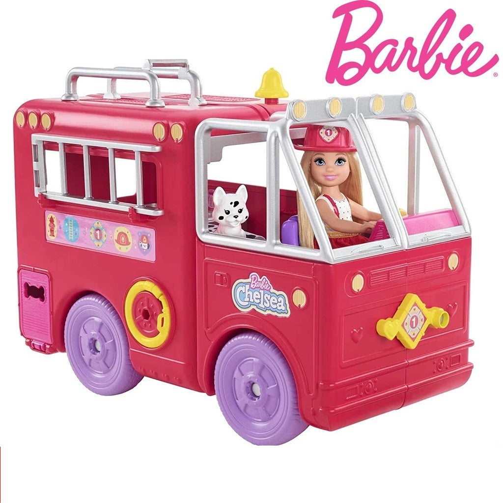 Barbie Chelsea Fire Truck Playset