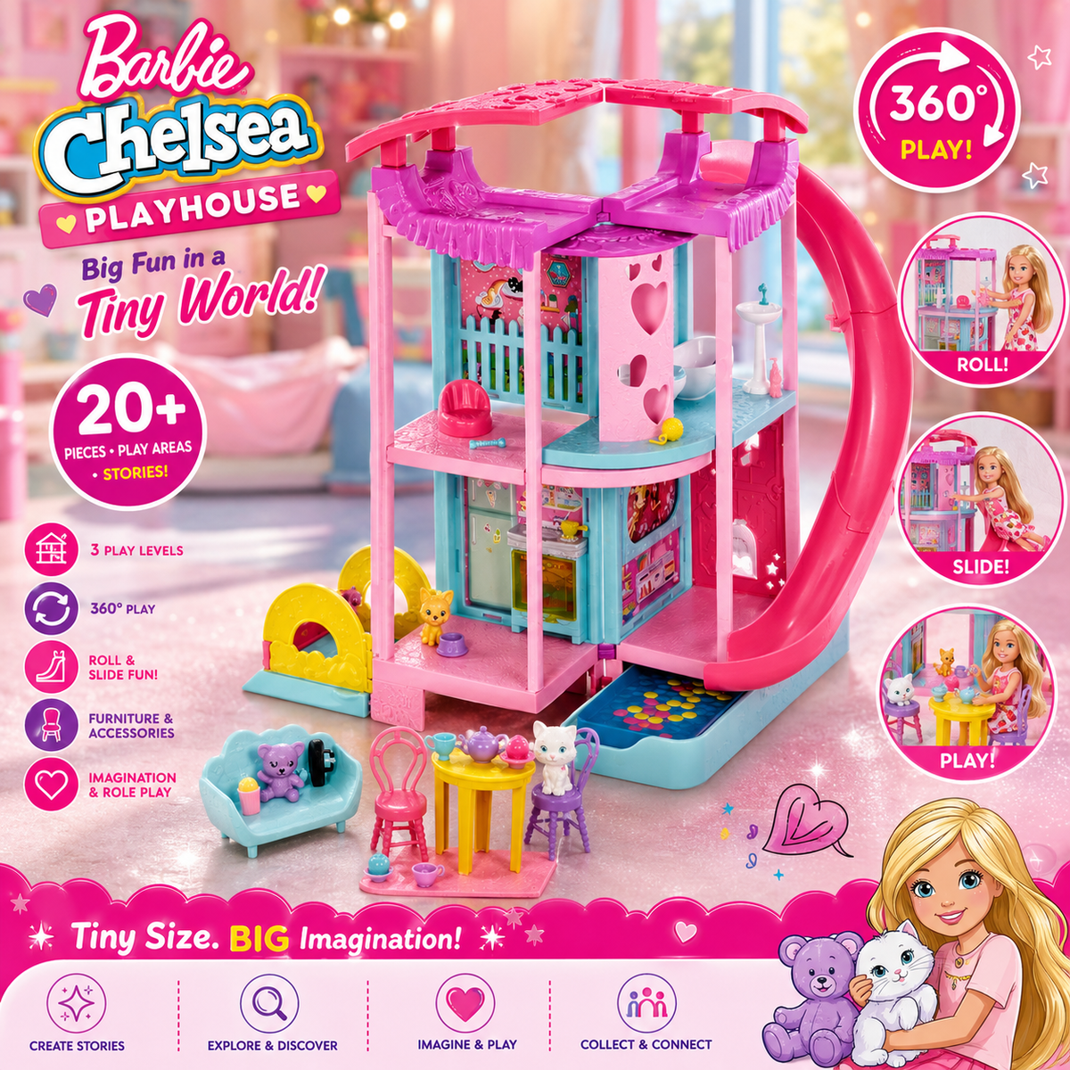 Barbie Chelsea Playhouse Playset