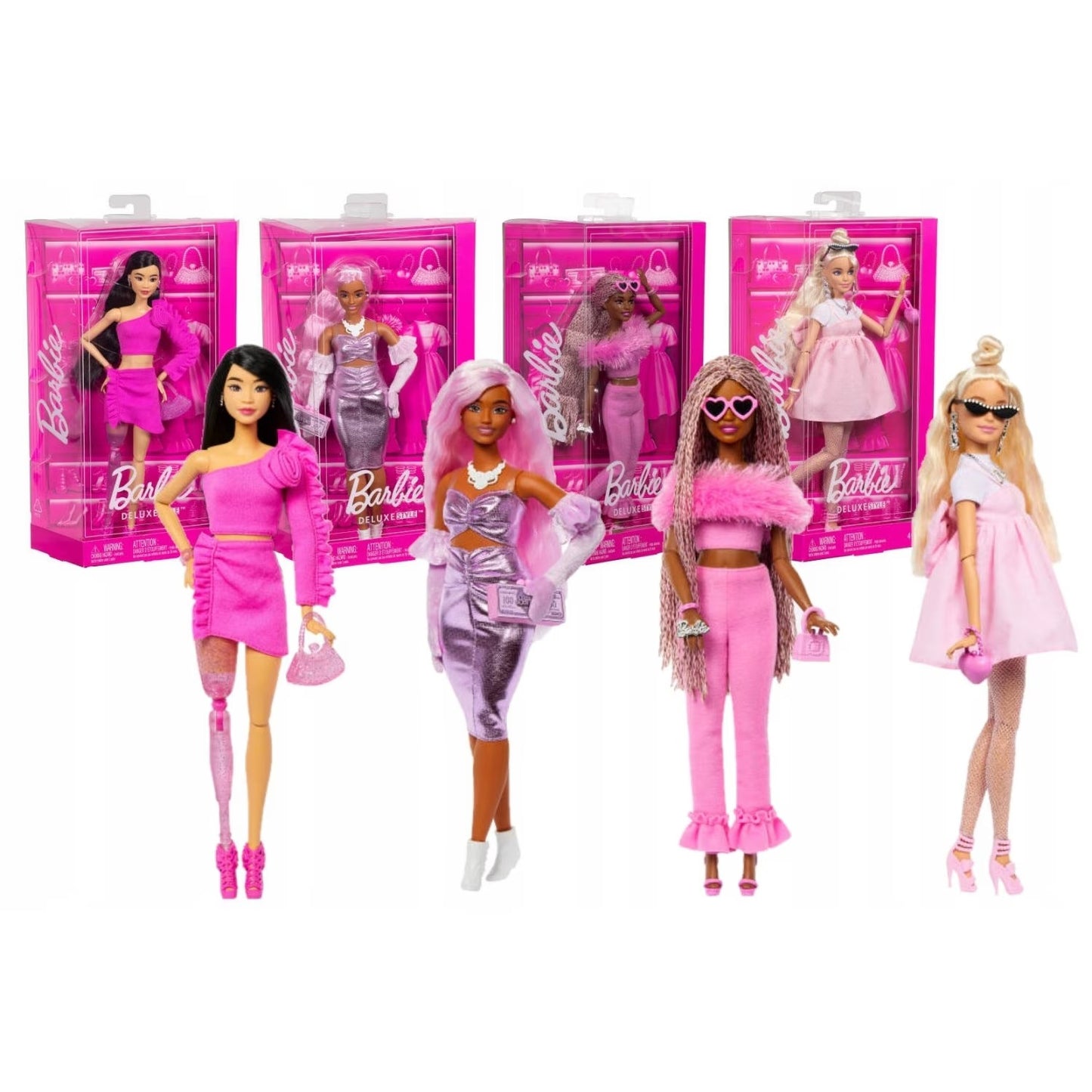 Barbie Deluxe Fashionistas Doll - Assorted Designs